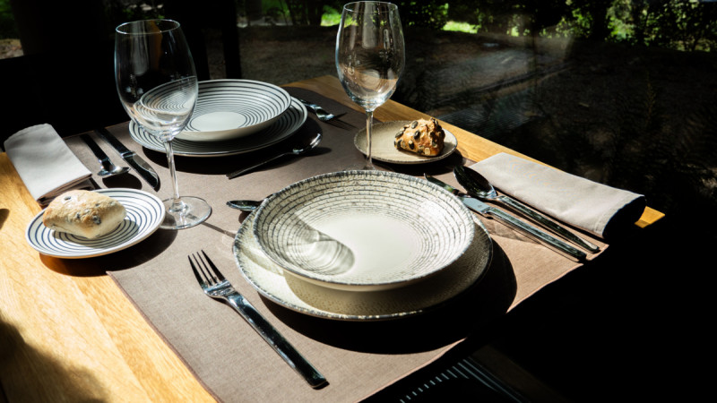 Assiette coupe creuse rond Weave porcelaine Ø 22,4 cm Digi Rak