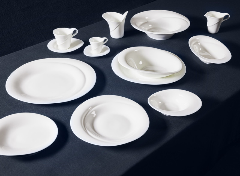 Tasse à expresso rond blanc porcelaine bone china 6,5 cl Ø 5,5 cm Pose Rak