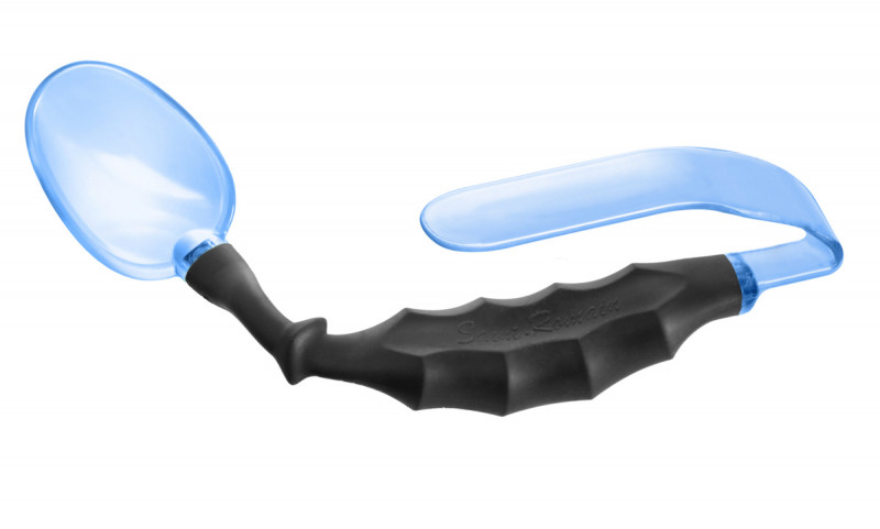 Cuillère bleu copolyester 24 cm Ergo Inclusive Saint Romain