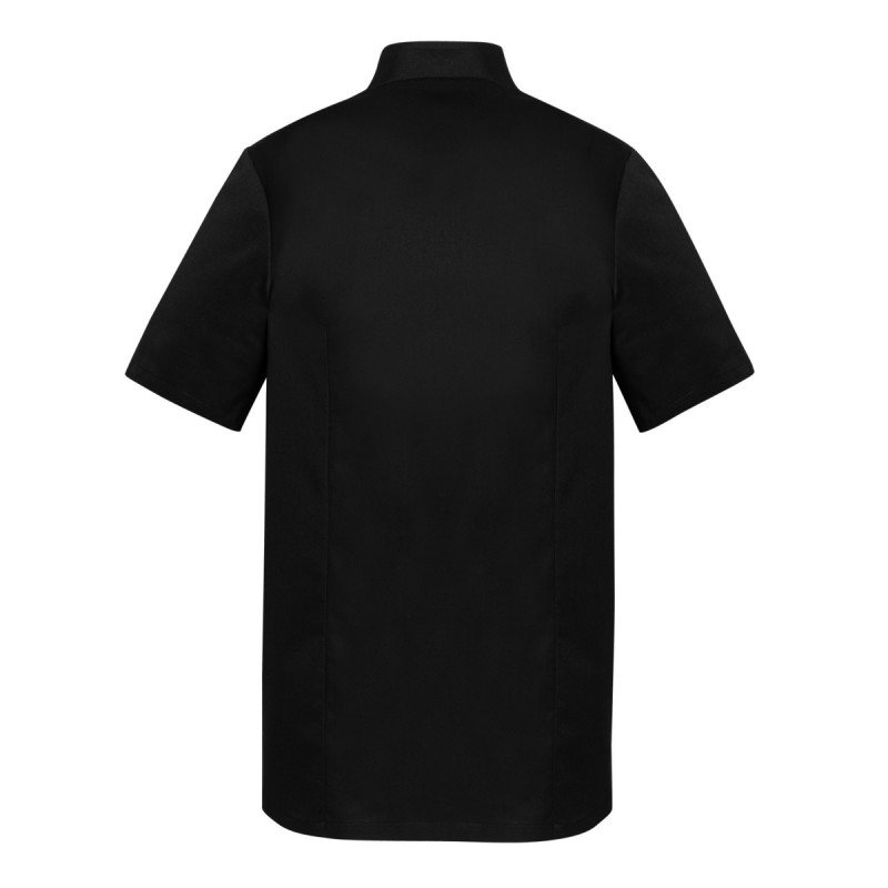 Veste de cuisine manches courtes noir T2 Reko Molinel