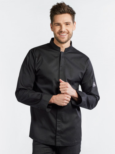 Veste de cuisine manches longues noir XXXL Sabor Chaud Devant