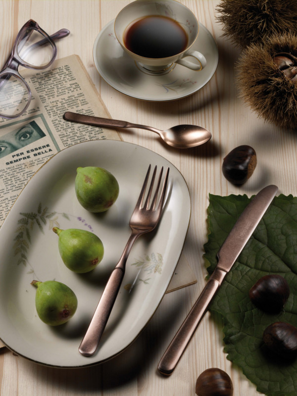 Cuillère de table bronze inox 18/10 Casali Stoned Pintinox