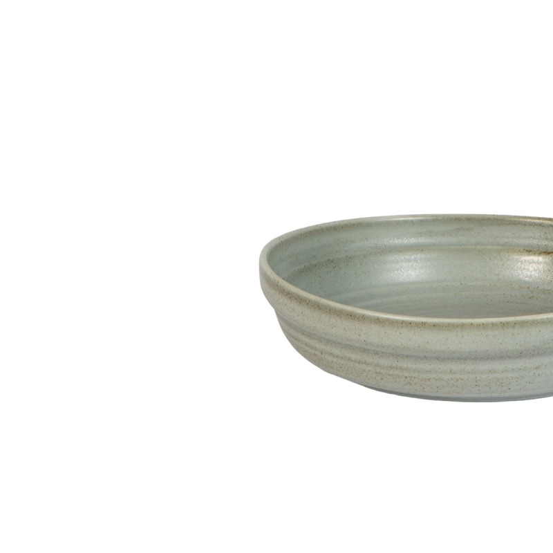 Assiette creuse gris porcelaine Ø 15,5 cm Haven Urban Accolade