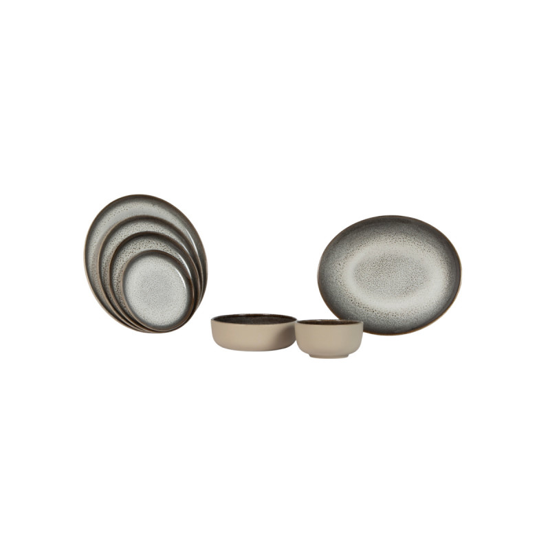 Assiette coupe plate porcelaine Ø 27 cm Silver Moon Accolade