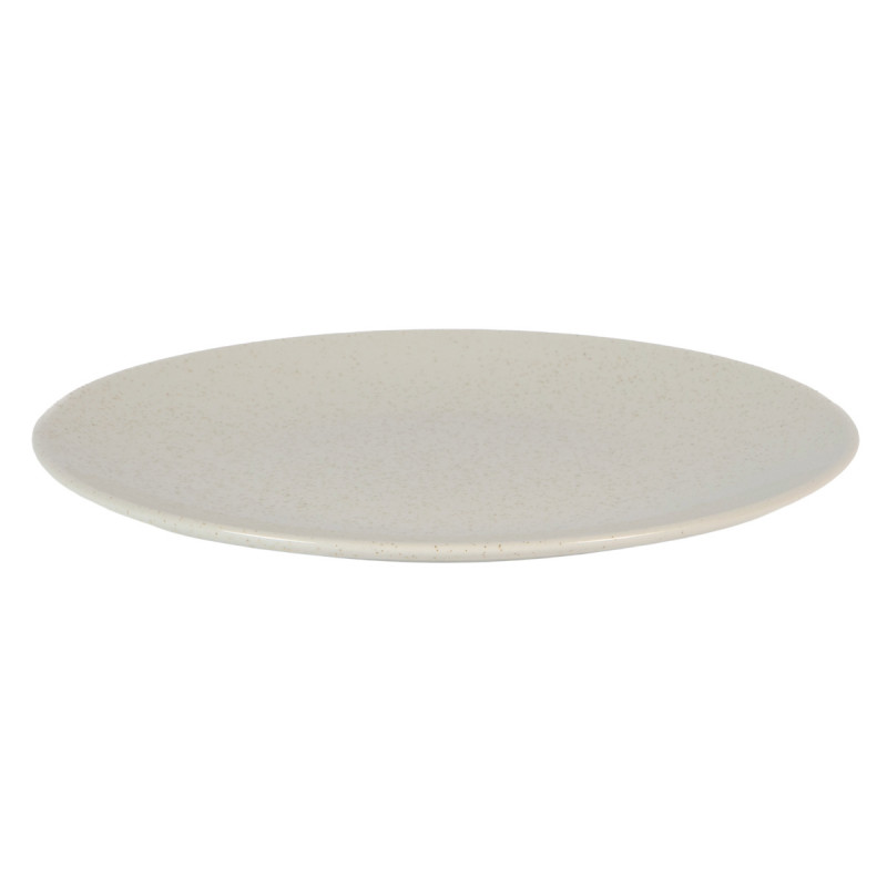 Assiette coupe plate stone grès renforcé Ø 25 cm Twist Essentials Collection
