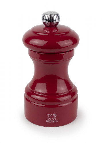 Moulin à sel droit rouge 10 cm Bistro Peugeot Saveurs